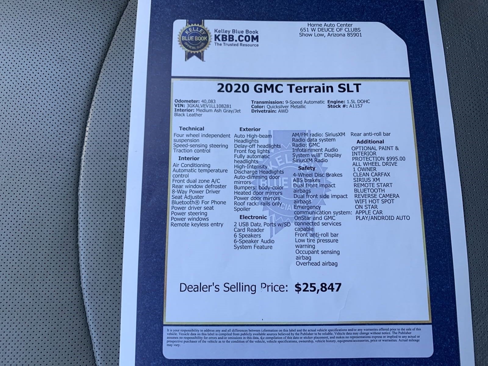 2020 GMC Terrain SLT